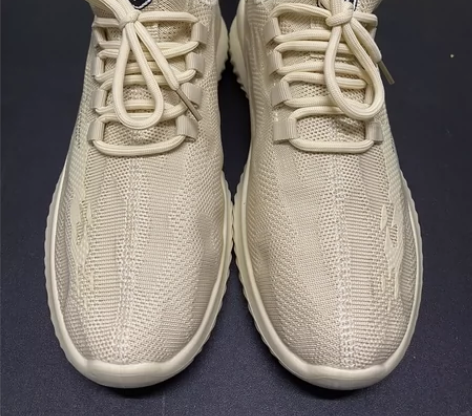 回力运动鞋子椰子鞋软底网面飞织鞋米色42码...