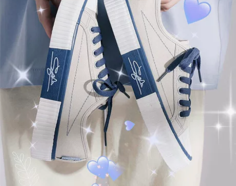 【全新 包邮】黑色帆布鞋女学生低帮韩版20...