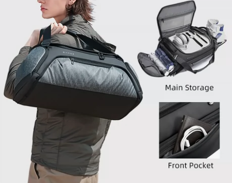 BANGE班歌正品男士健身包男新品旅行包干...