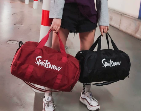 健身包女运动包潮男韩版干湿分离训练包大容量...