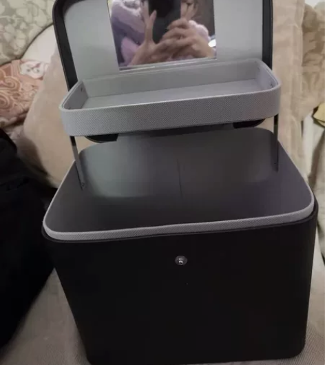 化妆箱手提大容量旅行护肤品pu收纳包便携化...