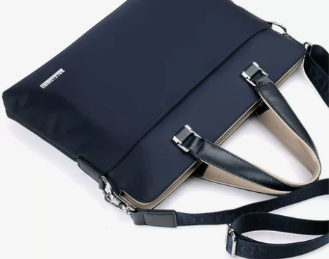 ?手提包男商务休闲牛津布包男士公文包尼龙帆...