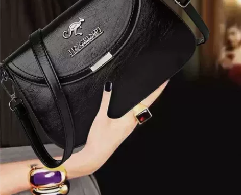 【滞留外贸订单】2021全新袋鼠真皮质感简...