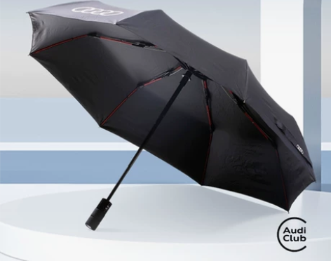 奥迪从容在握自动雨伞# 奥迪会员商城官方正...