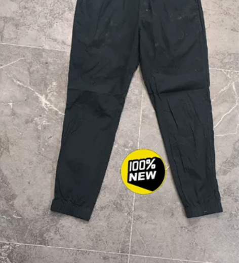 全新瑕疵9.9森马休闲裤男裤子夏季束脚工装...