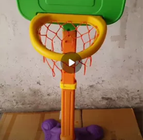 儿童室内篮球架，9层新，朋友送的 适合自提...