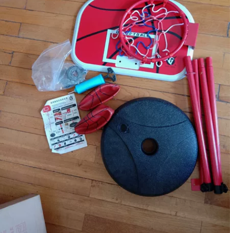 家庭儿童篮球架 6岁左右篮球架 用过一次几...