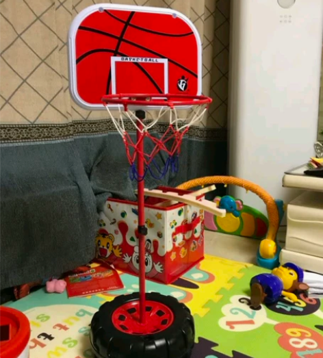 宏登（HONGDENG）儿童篮球架玩具 可...