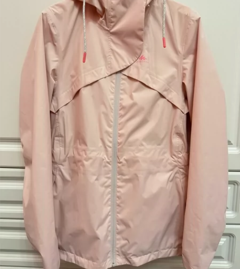 迪卡侬户外山系运动防水防风登山冲锋衣 豆蔻...