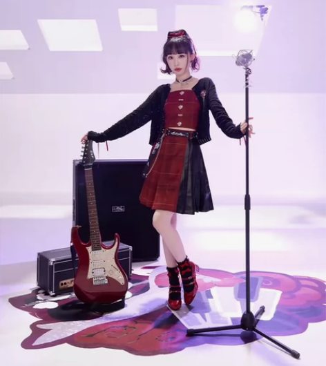 十三余小乔音你心动s 外套吊带裙子s码 注...