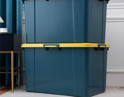 收纳箱大容量超大家用衣服储物整理盒特大号加...