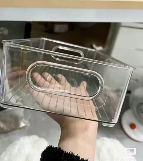 捡漏桌面收纳盒3个14.8元多功能可叠加透...