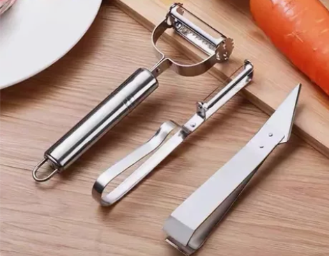 （低价处理）削皮刀3件套包邮 不锈钢刮皮器...