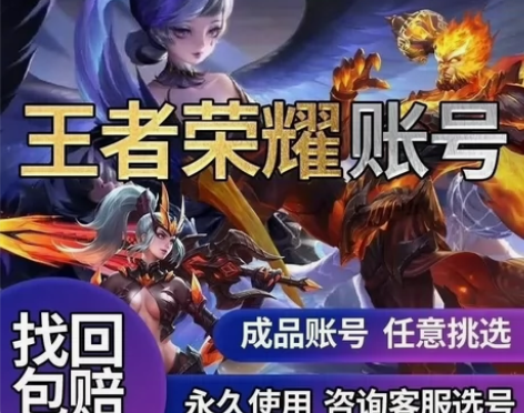 王者荣耀账号永久成品买号至尊宝凤求凰白虎志...