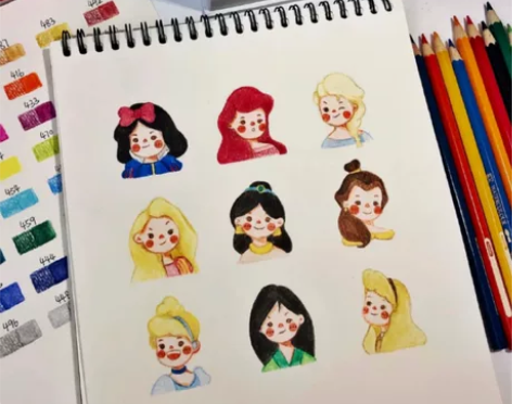 彩铅作品 白菜价 真心实诚价，画一副费时间...