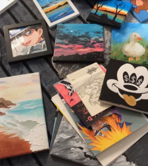 油画，马克笔画，彩铅画，喜欢什么风格都可定...