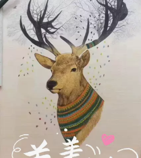 素描画像彩铅画纯手绘照片真人代画定制人物头...