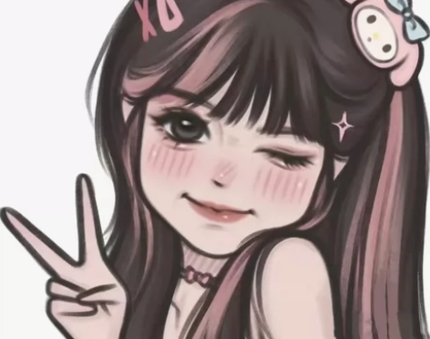 May风头像定制真人转漫画手绘情侣头像可可...