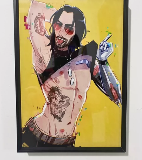 赛博朋克2077  同人周边 强尼银手  ...