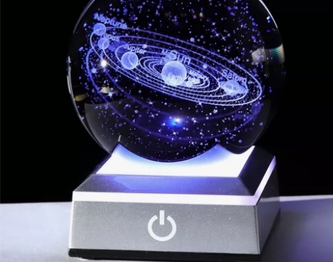 男女朋友生日礼物来了！！水晶球创意3d激光...