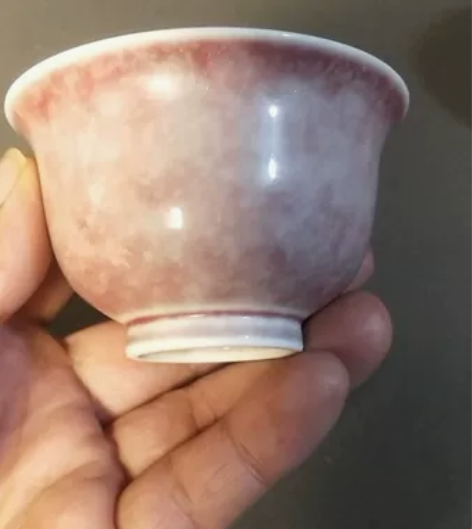 豇豆红主人杯 全品无瑕疵，全手工制作 包邮