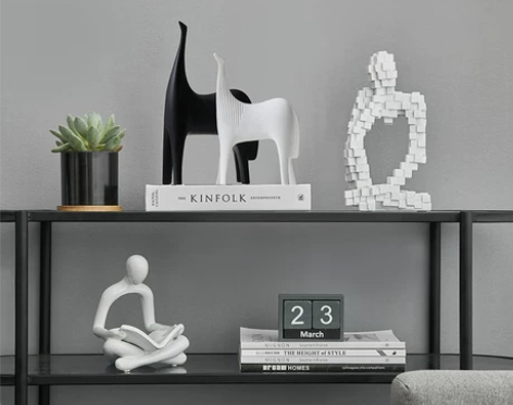 轻奢现代玄关电视柜酒柜办公室摆件轻奢高档套...