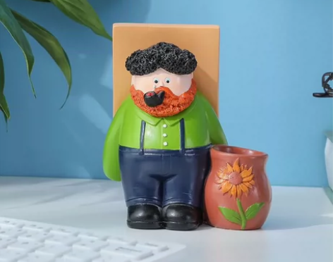 梵高手机支架桌面摆件 ?3元得礼盒装