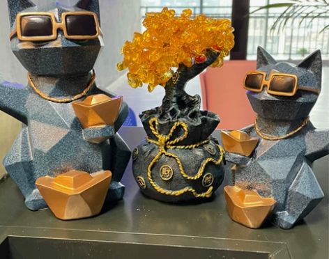 北欧家居酒柜装饰品创意客厅玄关电视柜桌面装...