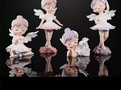 1 跳舞芭蕾女孩舞蹈小摆件玄关桌面客厅家居装饰品房间卧室...