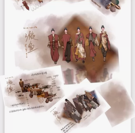 服装设计效果图款式图现成方案！ 全套psd...