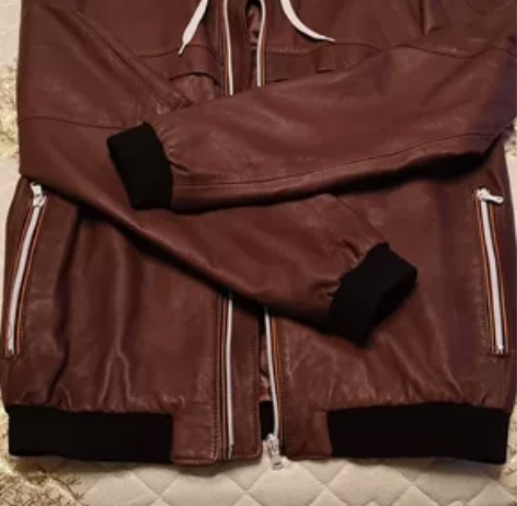 意大利真皮皮衣 全新 朋友去意大利旅游给买...