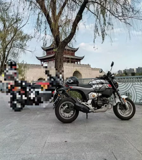 摩瑞M6蓝牌跨骑挡车 青浦绝版蓝牌，美女个...