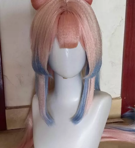 原神珊瑚宫心海假发造型 标价仅短发部分手工...