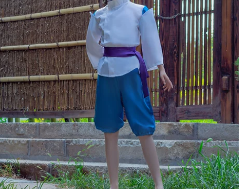 【狂欢价】白泽小白龙COS服装套装动漫千寻...