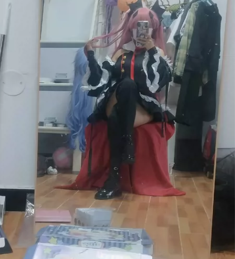 出克鲁鲁cos服m码，仅游场一次，有腿套耳...