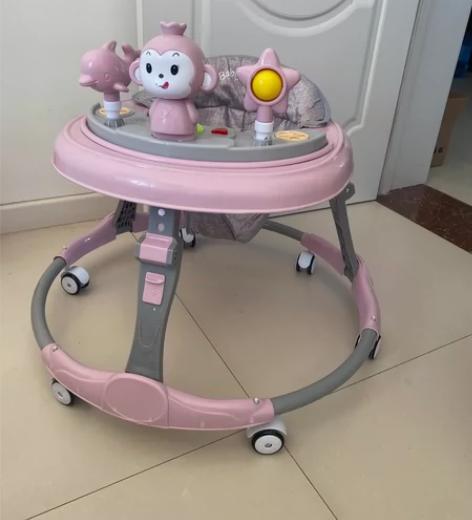 闲置婴儿学步车，8成新，新旧如图，可拆洗，...