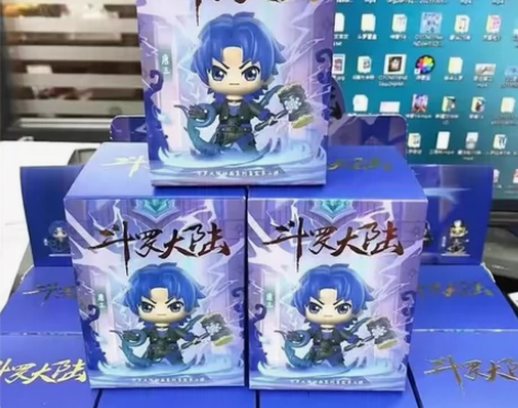 斗罗大陆盲盒手办唐三前世小舞史莱克七怪人物...