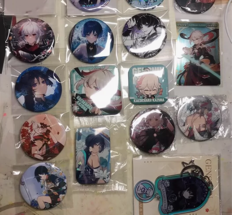 【出】原神散兵枫原万叶吧唧镭射票 现货 自...