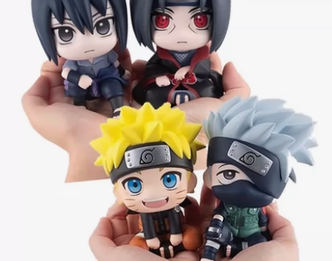 火影忍者手办鸣人卡卡西佐助鼬 模型Q版公仔...