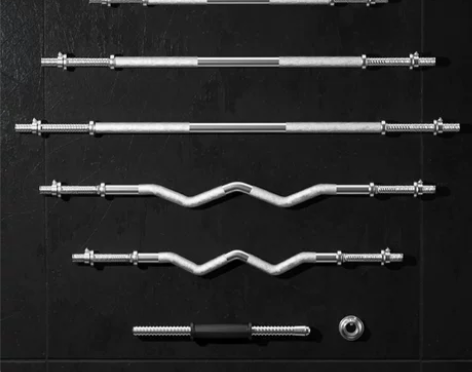 朗威杠铃杠 1.5m直杆，重量在5.6kg...