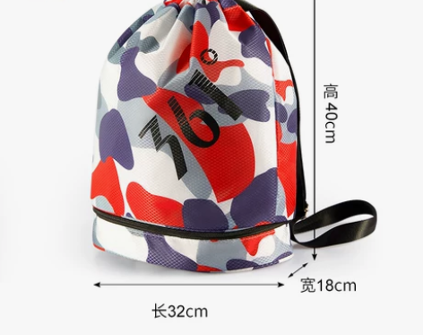 361游泳包干湿分离防水旅行沙滩双肩运动健...