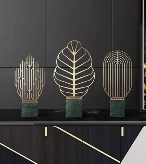 轻奢装饰品客厅玄关摆件芭蕉工艺品创意样板房...