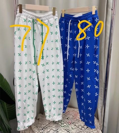 中大童针织九分裤长裤运动裤卫裤夏款 裤脚很...