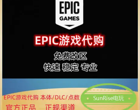EPIC平台土耳其区游戏代购 代买游戏本体...