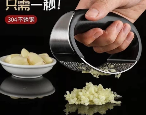压蒜器304不锈钢压泥器蒜蓉蒜泥压蒜she...