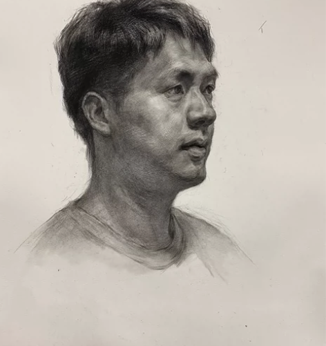 代画素描静物精微素描头像定制手绘画像风景装...