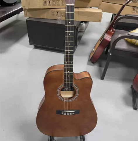 【1288买的一次没用】单板吉他全新38寸...