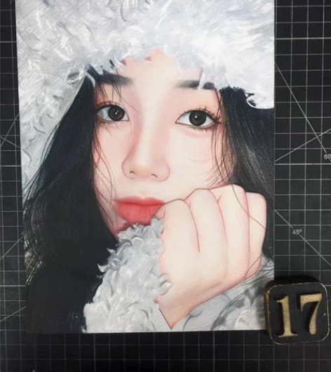 彩铅画像七夕节礼物定制手绘素描画代画人物画...