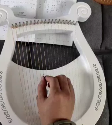 moxi天使小竖琴19音莱雅箜篌初学者ly...