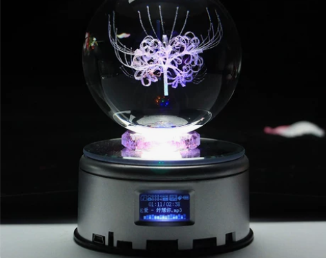 七夕情人节情侣水晶球送女生礼物限定版礼品七...